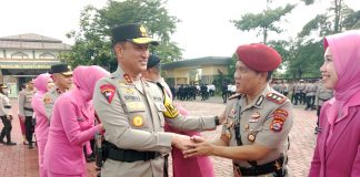 Kapolda Banten Pimpin Sertijab Empat Pejabat Utama