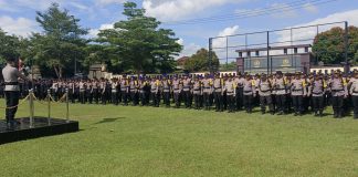 Wakapolres Pimpin Apel Konsolidasi PSU di Mapolres Serang