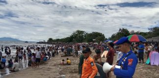 Ditpolairud Polda Banten Kerahkan Personel Demi Amankan Obyek Wisata Pantai