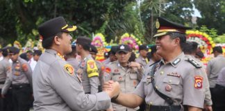 Sertijab Lima PJU Polresta Serang Dipimpin Kapolresta
