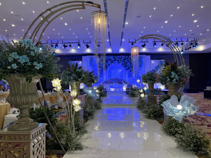 Wedding venue at The Ballroom Aston Serang Hotel & Convention Center