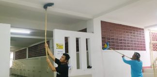 Jelang Iduladha, Pengurus Masjid Atsauroh Bersih-bersih