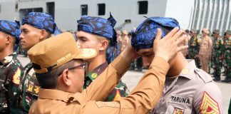 Kapolda Banten dan Gubernur Banten Terima 2.898 Taruna Latsitardanus XLV/2025