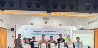 UP3 Banten Selatan Lakukan Penandatanganan Perjanjian Jual Beli Tenaga Listrik Bersama Empat Pelanggan Industri di Lebak dan Pandeglang