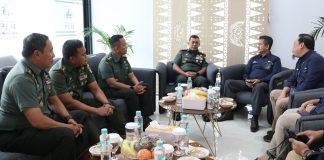 PLN UID Banten Terima Kunjungan Komandan Korem Maulana Yusuf Serang