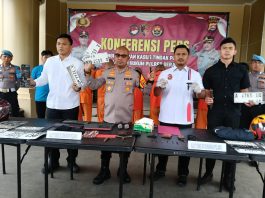 Enam Komplotan Ranmor di Wilayah Serang Dibekuk Polres Serang