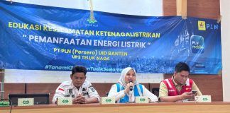 UP3 Teluk Naga Sosialisasi Ketenagalistrikan ke Warga Sukadiri