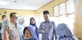 Najib Hamas Launching Gerakan Aksi Bergizi di MTsN 4 Anyer