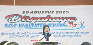 Dirgahayu ke 87, Bupati Serang Ratu Zakiyah Minta Pelayanan RSDP Kedepankan Nilai Kemanusiaan