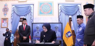 Bupati Serang Ratu Zakiyah Lantik Zaldi Dhuhana Jadi Sekda
