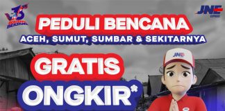 Bergerak Bersama Peduli Bencana, JNE Gratiskan Ongkir Bantuan ke Aceh, Sumbar, Sumut, dan Sekitarnya
