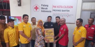 Golkar Cilegon Salurkan Bantuan 1 Ton Beras dan Ratusan Dus Mie Instan Untuk Korban Banjir