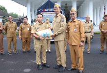 Pemkab Serang Salurkan 62 Ton Beras untuk 6.262 KK Terdampak Bencana