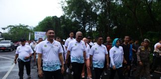 Ribuan Warga Banten Meriahkan Jalan Sehat HPN 2026