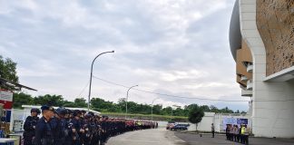 Polda Banten Gelar KRYD Pengamanan Liga 2 di Banten International Stadium
