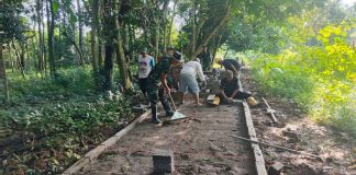 Program TMMD di Sukamenak Bangun Jalan Lingkungan Sepanjang 292 Meter