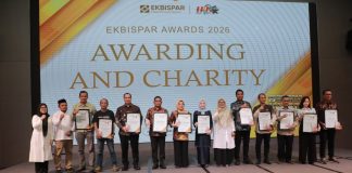 Ekbispar Award 2026, Kepala Daerah Hingga Mitra Diganjar Penghargaan