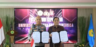Pusat Studi Kepolisian di Universitas Sultan Ageng Tirtayasa Dilaunching