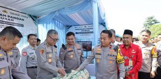 Wakapolda Banten Tinjau Gerakan Pangan Murah Polri Serentak di Banten