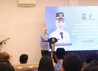 Bupati Serang Launching Aplikasi Serang Bahagia Serba Digital