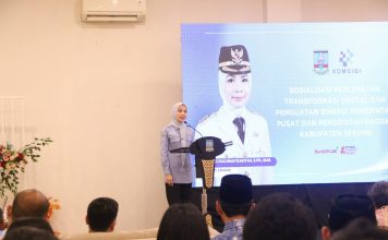 Bupati Serang Launching Aplikasi Serang Bahagia Serba Digital