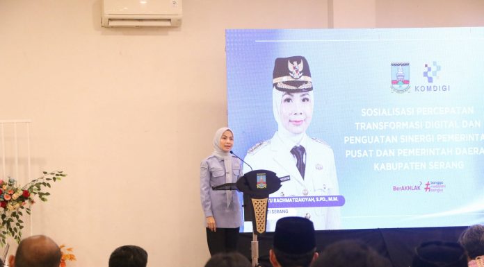 Bupati Serang Launching Aplikasi Serang Bahagia Serba Digital