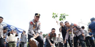 Polda Banten Tanam 1.000 Pohon di Situ Rawa Arum Dukung Gerakan Indonesia ASRI
