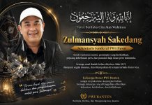 Berduka, PWI Banten Kenang Sosok Senior Zulmansyah Sakedang
