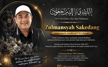Berduka, PWI Banten Kenang Sosok Senior Zulmansyah Sakedang