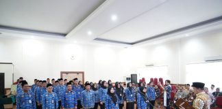 Wali Kota Robinsar Lantik Puluhan Fungsonal dan Pejabat Tinggi Pratama Pemkot Cilegon