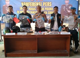 Polsek Ciruas Ungkap Penggunaan Senpi Pelaku Curanmor