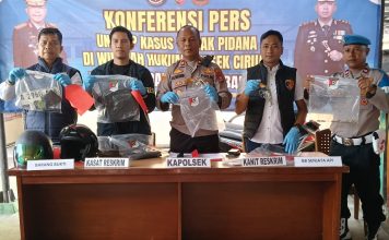 Polsek Ciruas Ungkap Penggunaan Senpi Pelaku Curanmor