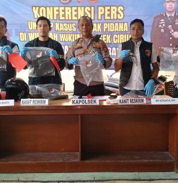 Polsek Ciruas Ungkap Penggunaan Senpi Pelaku Curanmor