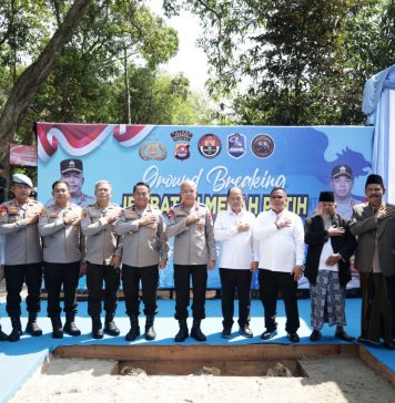 Wujudkan Harapan Masyarakat, Kapolda Banten Resmikan Groundbreaking Jembatan Merah Putih Presisi