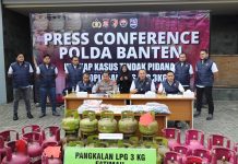 Tiga Pelaku Praktik LPG Ilegal Diamankan Polda Banten