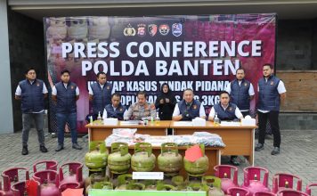 Tiga Pelaku Praktik LPG Ilegal Diamankan Polda Banten