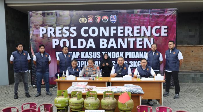 Tiga Pelaku Praktik LPG Ilegal Diamankan Polda Banten