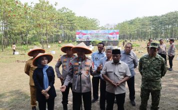 Tanam Ribuan Pohon di Serang, Kapolda Banten Pesan Jaga Lingkungan