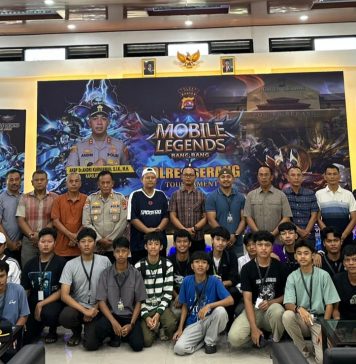 Ratusan Pelajar SMP dan SMA Ikuti Trunamen Mobile Legends Polres Serang