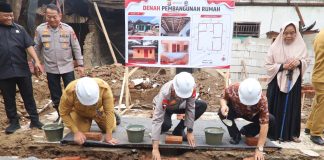 Groundbreaking Program Bedah Rumah RTLH, Polda Banten Wujudkan Hunian Layak bagi Masyarakat