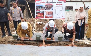 Groundbreaking Program Bedah Rumah RTLH, Polda Banten Wujudkan Hunian Layak bagi Masyarakat