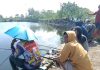 Ratusan Pemancing Padati Danau Puspemkab Ikut Jumat Ceria Bersama Polres Seorang yang