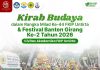 FKIP Untirta Gelar Festival Banten Girang saat Milad