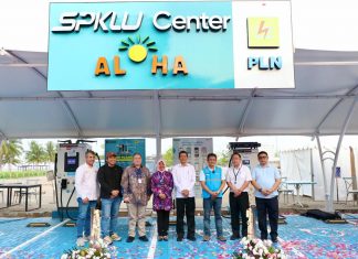 SPKLU Center Pertama Milik PLN di Banten Resmi Berdiri di Kawasan Aloha PIK 2