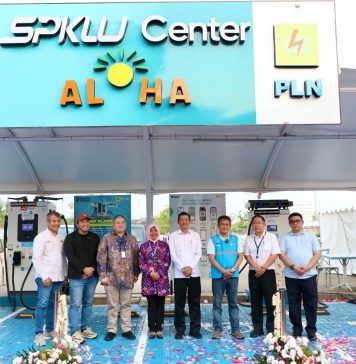 SPKLU Center Pertama Milik PLN di Banten Resmi Berdiri di Kawasan Aloha PIK 2