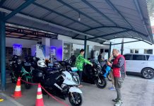 Sebelum Touring, Komunitas Isi Daya Listrik di Kantor UP3 Serpong