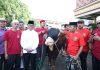 Warga Kreo Kota Tangerang Sambut Antusias Hewan Kurban Bantuan Presiden