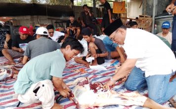 DPC Gerindra Cilegon Rayakan Iduladha dengan Berbagi Hewan Kurban