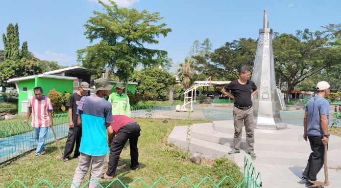 Perindah Tata Kota, Monumen SMSI di Cilegon Dipercantik