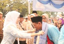 Bupati Zakiyah Lepas Ratusan Calon Jemaah Haji dari Gelombang Dua